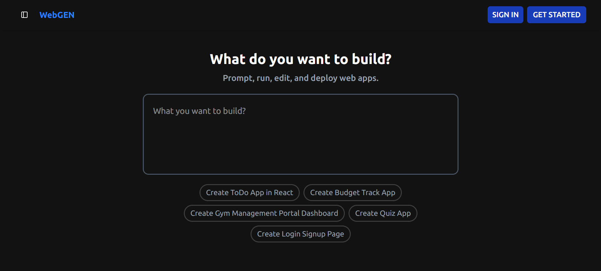 AI Web Generator