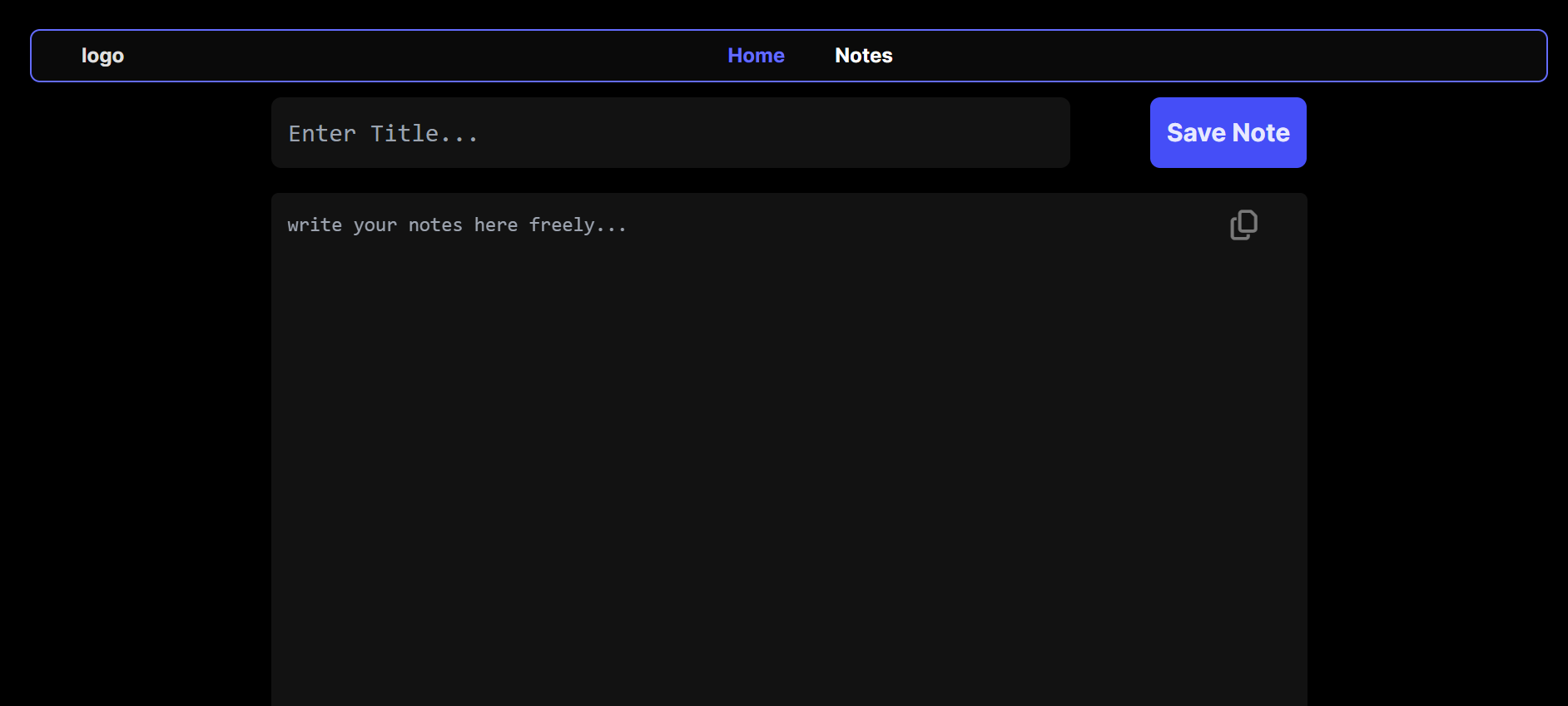 Your Notes App